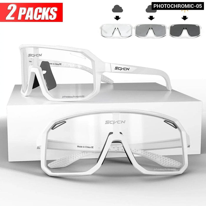 Pack of 2 Pochromic Cycling Sunglasses