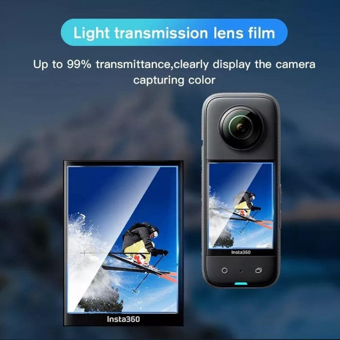 Pack of 2 Screen Tempered Glass Film for Insta360 X3