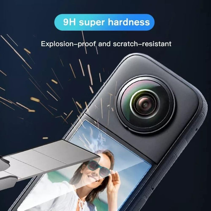 Pack of 2 Screen Tempered Glass Film for Insta360 X3