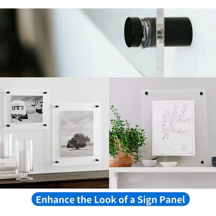 Pack Of 20 Stainless Steel Wall Standoffs For Acrylic Frames