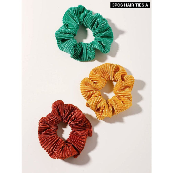 Pack of 3 Soft Hair Scrunchies