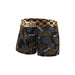 Pack of 5 Deluxe Black Gold Printed Cotton Boxer Shorts Mens