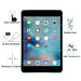 Pack Of 75 0.3mm 9h Tempered Glass Film For Ipad 2/3/4