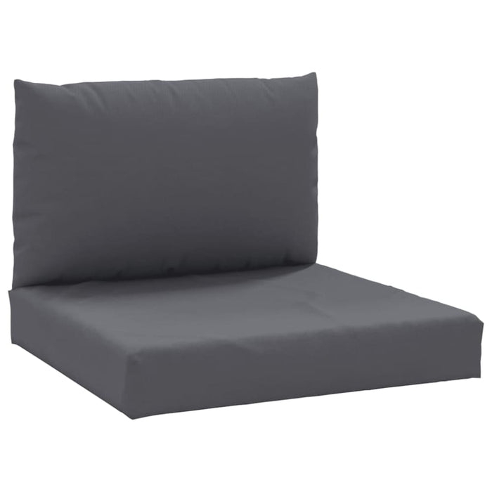 Pallet Cushions 2 Pcs Anthracite Oxford Fabric Tloipa