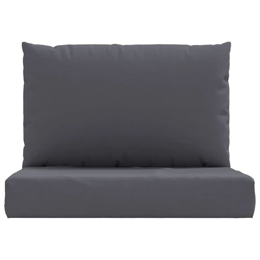 Pallet Cushions 2 Pcs Anthracite Oxford Fabric Tloipa