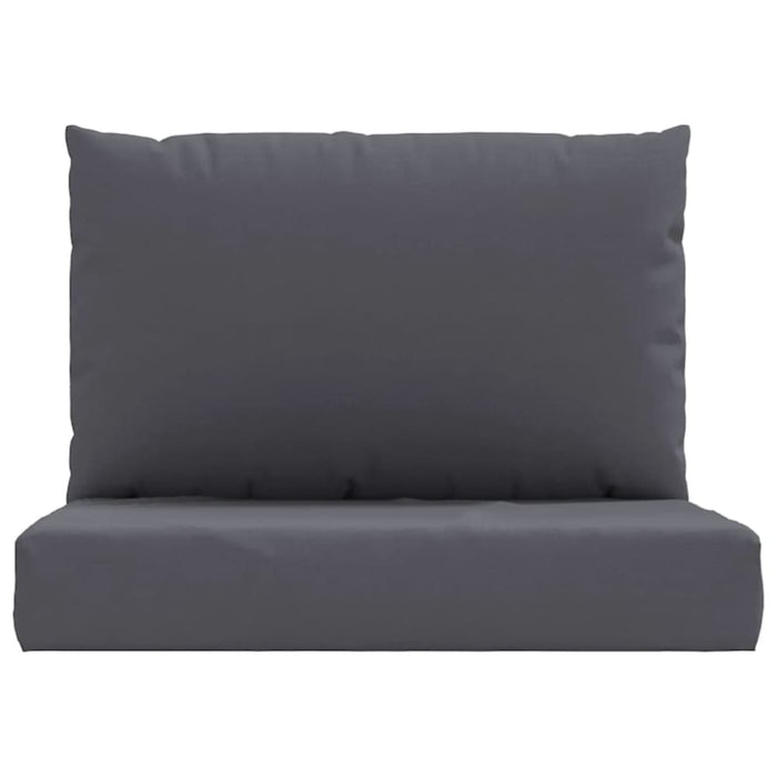 Pallet Cushions 2 Pcs Anthracite Oxford Fabric Tloipa