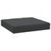 Pallet Cushions 2 Pcs Black Oxford Fabric Tloilo