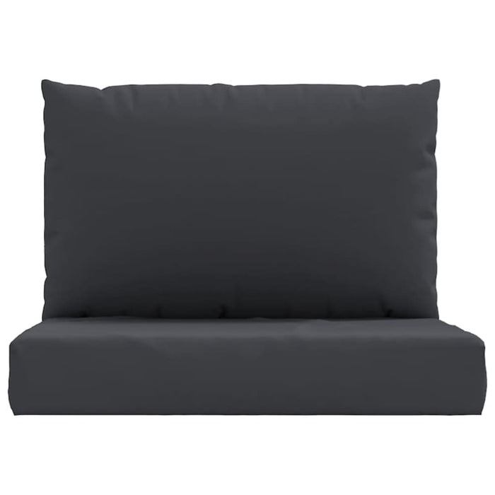 Pallet Cushions 2 Pcs Black Oxford Fabric Tloilo