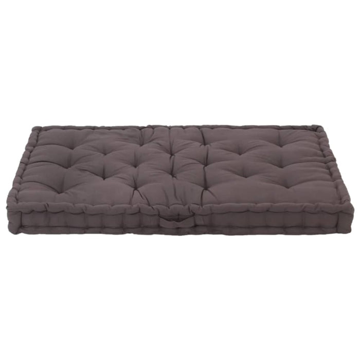 Pallet Floor Cushion Cotton 120x80x10 Cm Anthracite Anlil