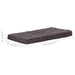 Pallet Floor Cushion Cotton 120x80x10 Cm Anthracite Anlil