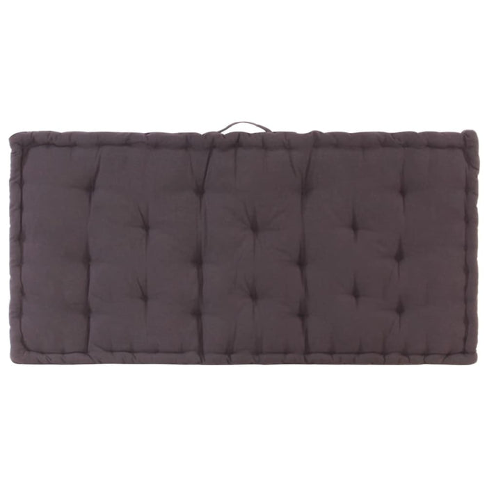 Pallet Floor Cushion Cotton 120x80x10 Cm Anthracite Anlil