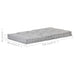 Pallet Floor Cushion Cotton 120x80x10 Cm Grey Anlin