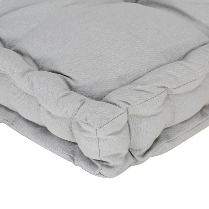 Pallet Floor Cushion Cotton 120x80x10 Cm Grey Anlin