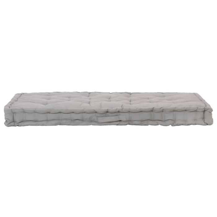 Pallet Floor Cushion Cotton 120x80x10 Cm Grey Anlin
