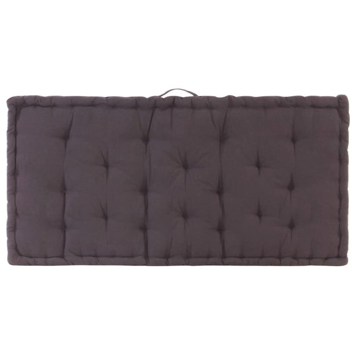 Pallet Floor Cushions 2 Pcs Cotton Anthracite Tbptltp