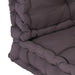 Pallet Floor Cushions 2 Pcs Cotton Anthracite Tbptltp