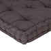 Pallet Floor Cushions 2 Pcs Cotton Anthracite Tbptltp