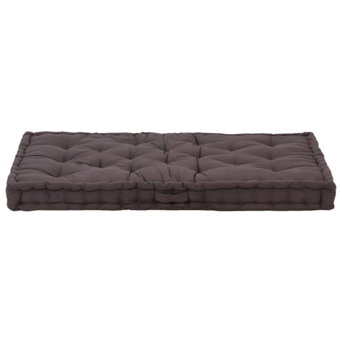 Pallet Floor Cushions 2 Pcs Cotton Anthracite Tbptltp