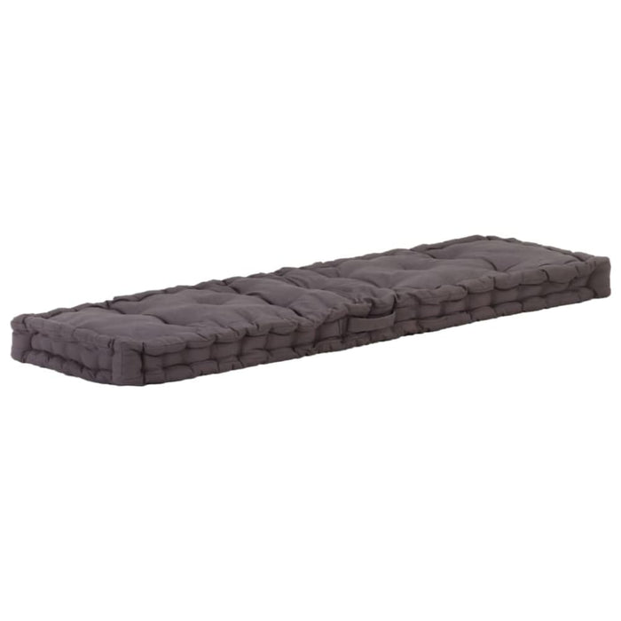 Pallet Floor Cushions 2 Pcs Cotton Anthracite Tbptltp