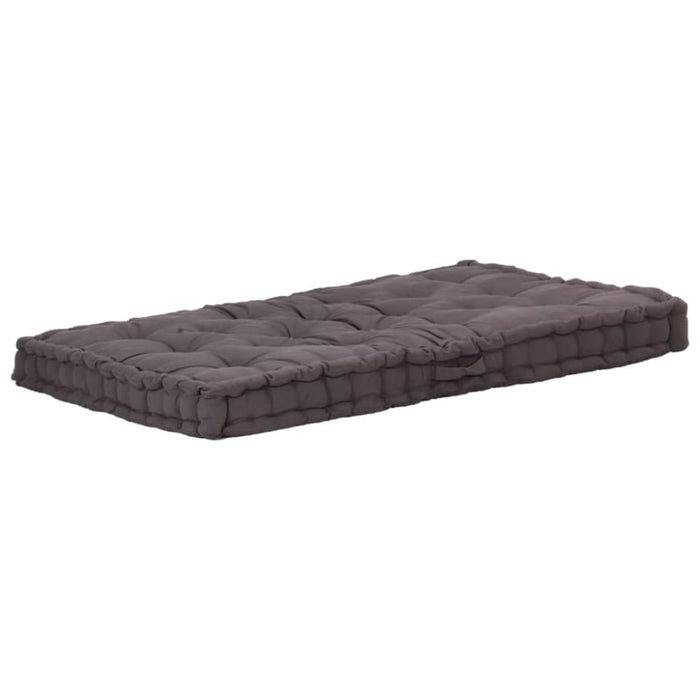 Pallet Floor Cushions 2 Pcs Cotton Anthracite Tbptltp