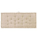 Pallet Floor Cushions 2 Pcs Cotton Beige Tbptlti