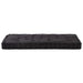 Pallet Floor Cushions 2 Pcs Cotton Black Tbptlta