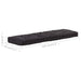 Pallet Floor Cushions 2 Pcs Cotton Black Tbptlta