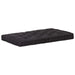 Pallet Floor Cushions 2 Pcs Cotton Black Tbptlta
