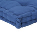 Pallet Floor Cushions 2 Pcs Cotton Light Blue Tbptlao