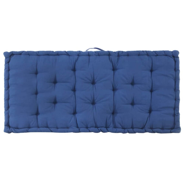 Pallet Floor Cushions 2 Pcs Cotton Light Blue Tbptlao