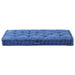 Pallet Floor Cushions 2 Pcs Cotton Light Blue Tbptlao
