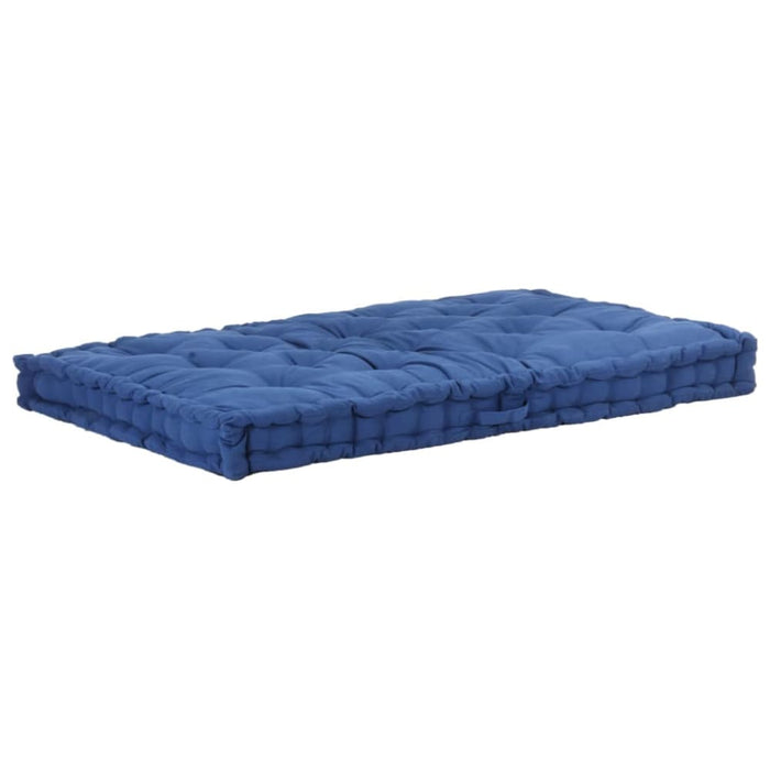 Pallet Floor Cushions 2 Pcs Cotton Light Blue Tbptlao