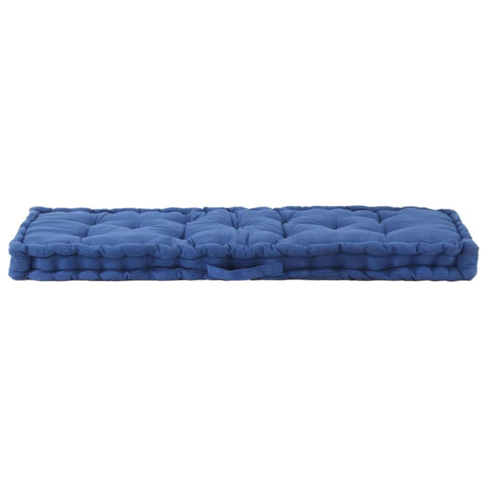 Pallet Floor Cushions 2 Pcs Cotton Light Blue Tbptlao