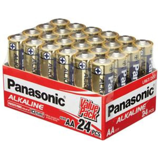 Panasonic Aa Alkaline Battery 24 Pack