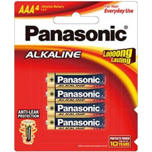 Panasonic Aaa Alkaline Battery 4 Pack