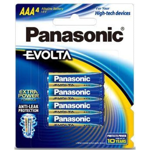 Panasonic Evolta Aaa Alkaline Battery 4 Pack