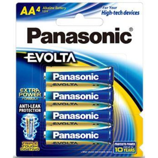 Panasonic Evolta Aa Alkaline Battery 4 Pack