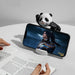 Panda Figurines for Interior Universal Mobile Stand Holder