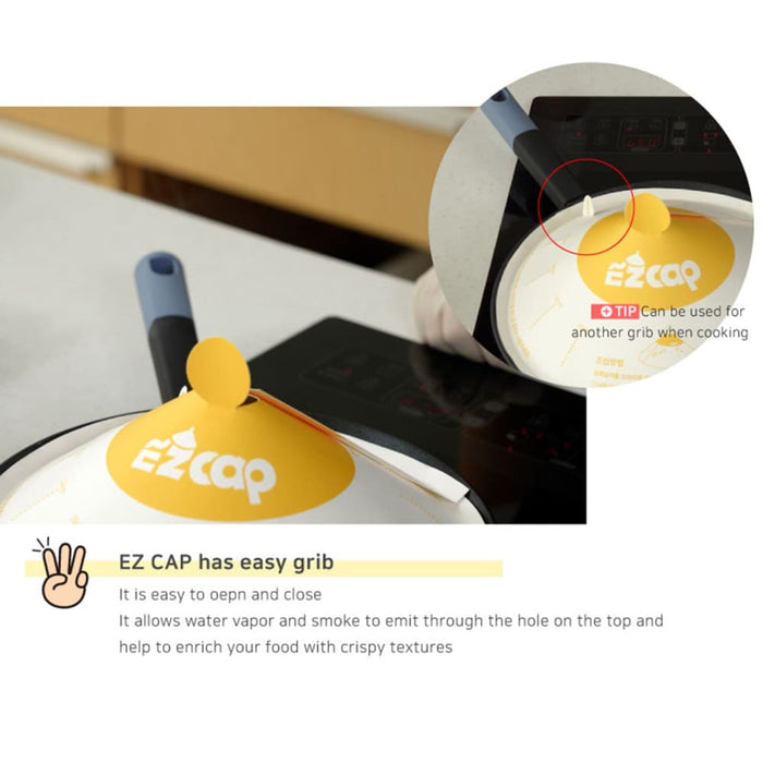 Ez Cap 50x Paper Lid for Frypan Disposable Cooking Pan