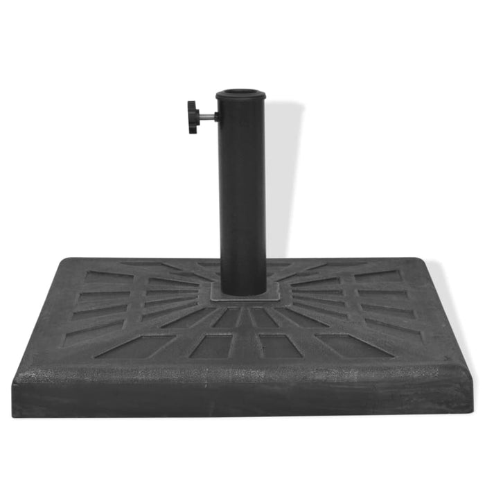 Parasol Base Resin Square Black 19 Kg Atlpk