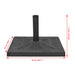 Parasol Base Resin Square Black 19 Kg Atlpk