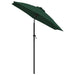 Parasol Green 200x211 Cm Aluminium Aixbp
