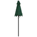 Parasol Green 200x211 Cm Aluminium Aixbp