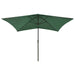 Parasol with Leds and Steel Pole Green 2x3 m Totinl