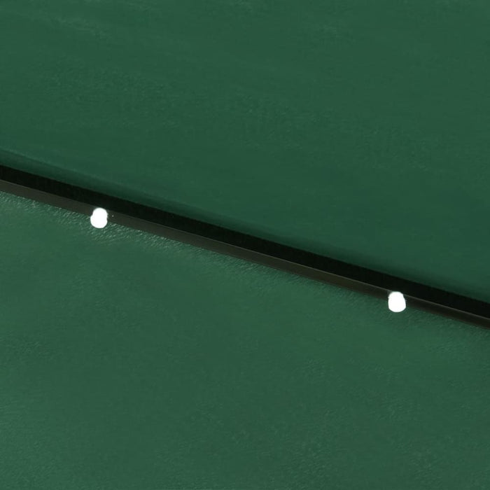 Parasol with Leds and Steel Pole Green 2x3 m Totinl