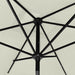 Parasol with Leds and Steel Pole Sand 2x3 m Totini