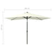 Parasol with Leds and Steel Pole Sand 2x3 m Totini