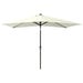 Parasol with Leds and Steel Pole Sand 2x3 m Totini