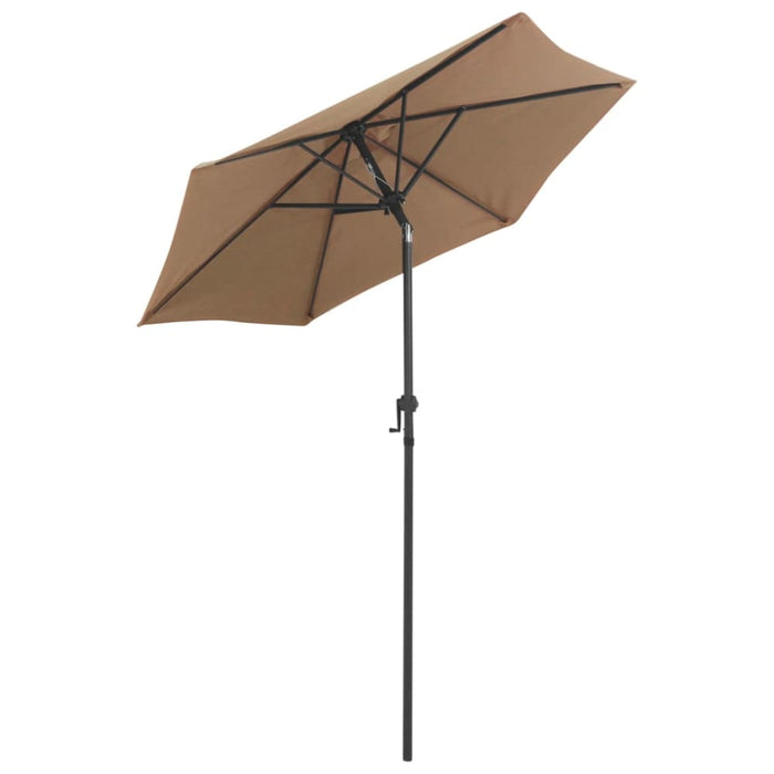 Parasol Taupe 200x211 Cm Aluminium Aixbi