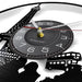 Paris London Vinyl Record Wall Clock